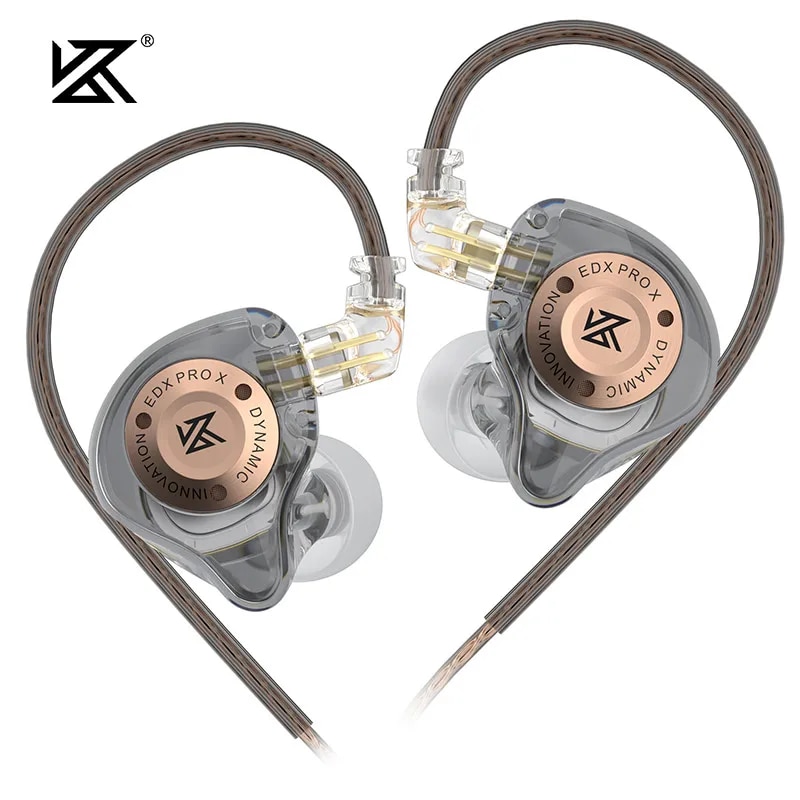 Audiophile Headphone Wired - KZ-EDX PRO X Fones De Ouvido