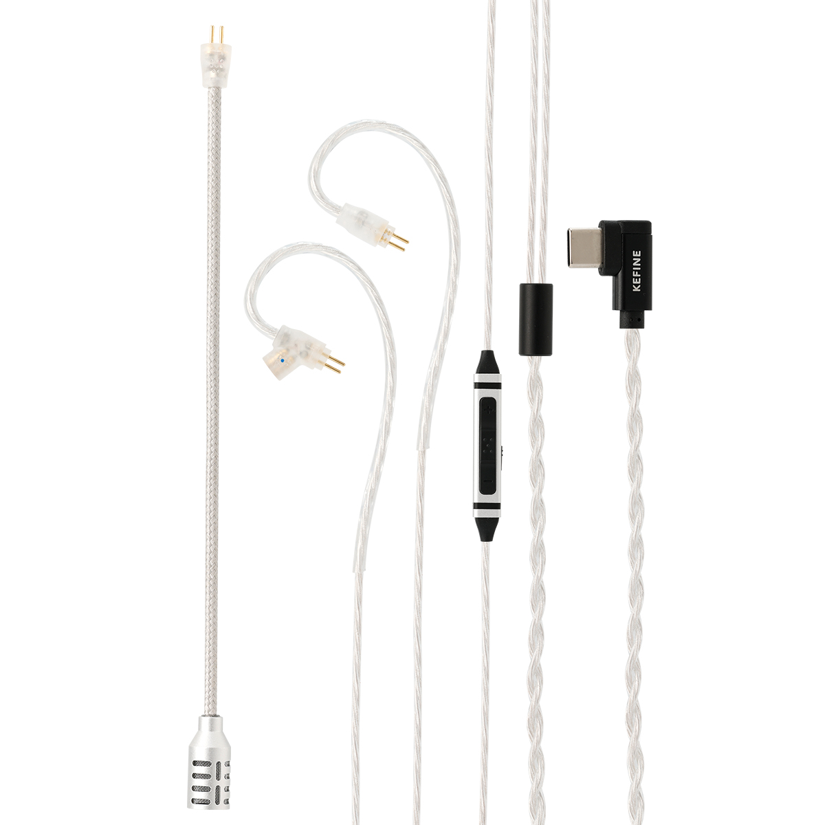 Wired Earphone Mic - Cabo de Jogos Kefine para Fones