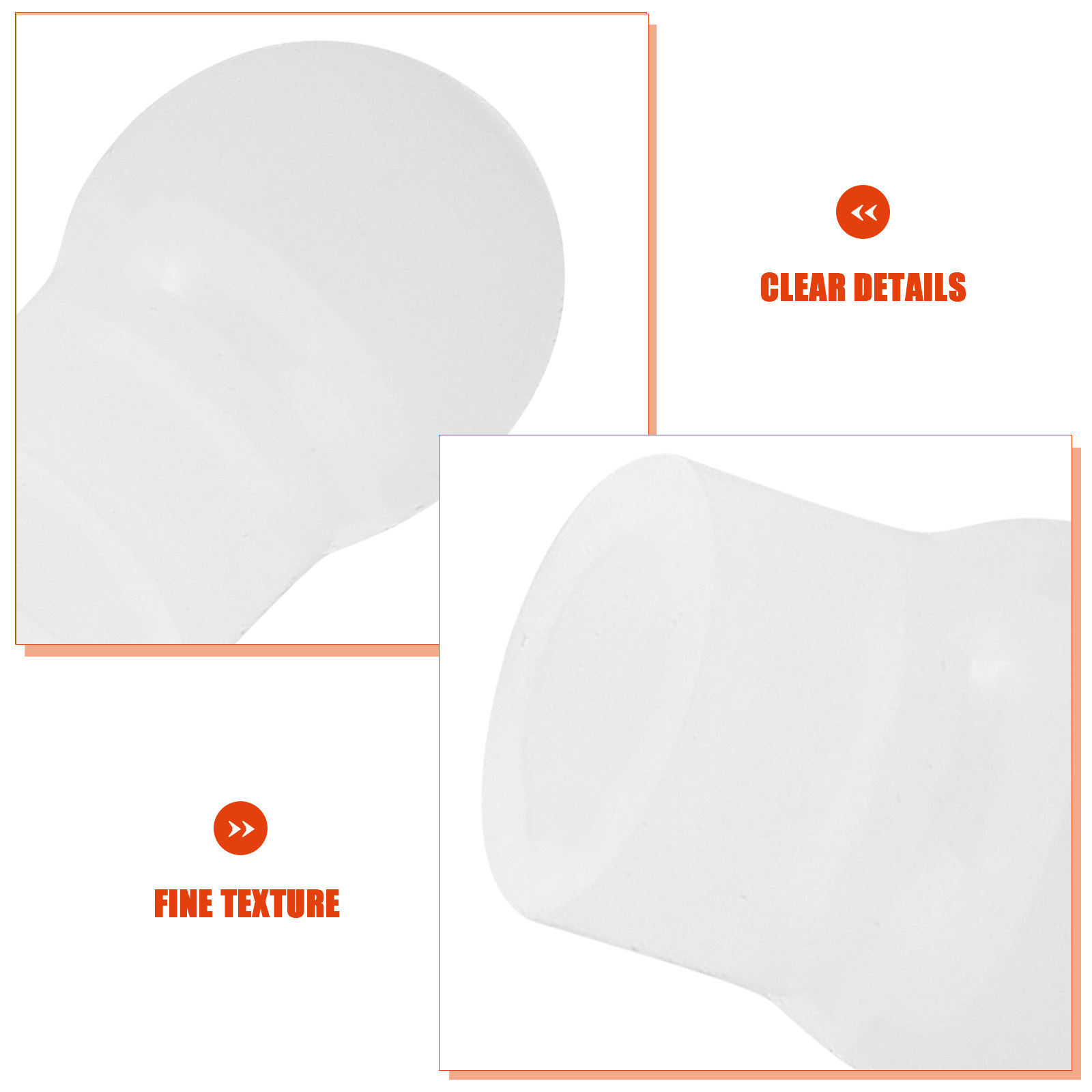 1 Conjunto de Pontas de Silico - Silicone Ear Tip Replacement avaliação e preço