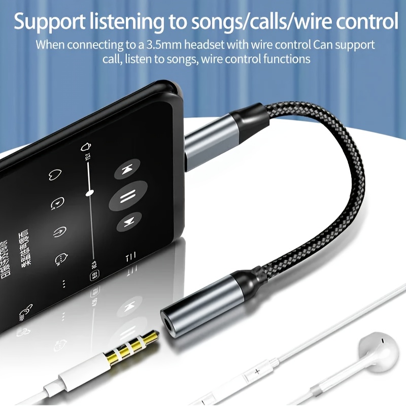 Adaptador de Áudio USB-C DAC T - Audiophile Headphone Wired avaliação e preço