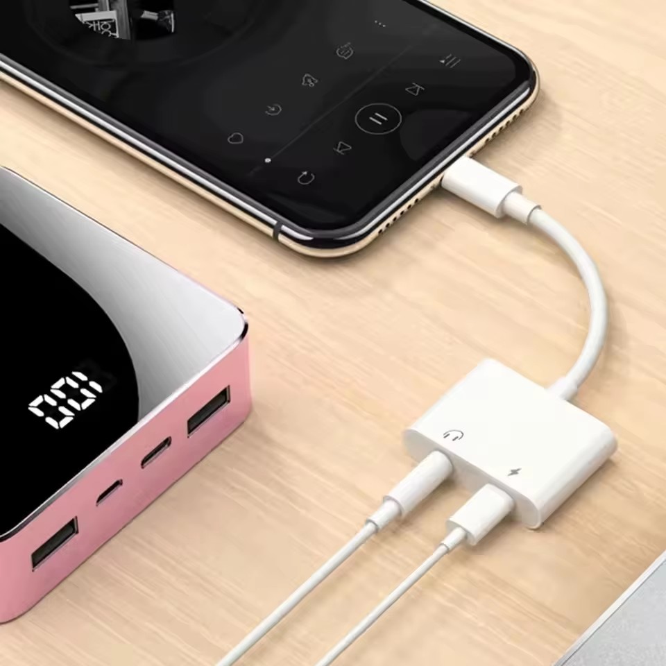 Adaptador de Áudio e Carregame - Earphone Splitter Jack avaliação e preço