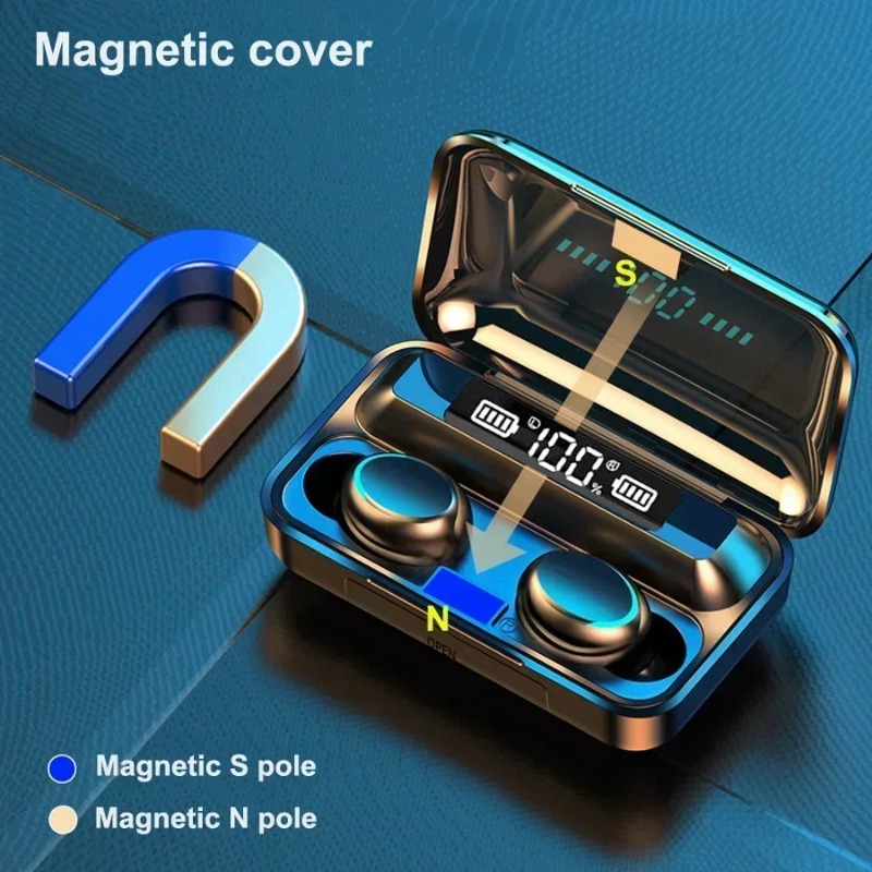 Fones de Ouvido Bluetooth 9D E - Wireless Earbuds Tws avaliação e preço