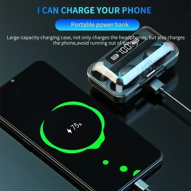 Fones de Ouvido Bluetooth 9D E - Wireless Earbuds Tws avaliação e preço