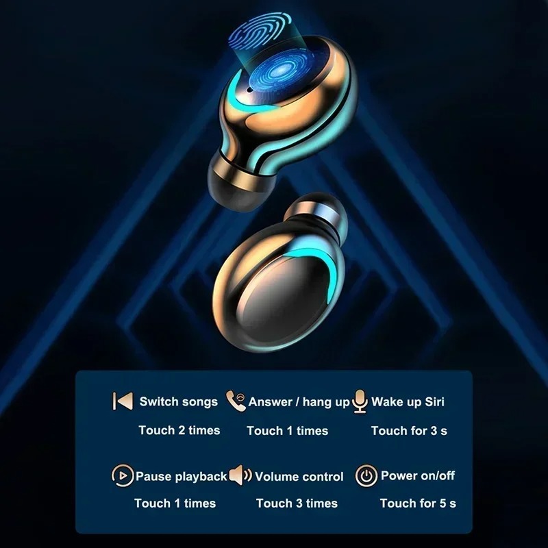 Fones de Ouvido Bluetooth 9D E - Wireless Earbuds Tws avaliação e preço