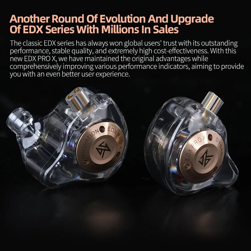 KZ-EDX PRO X Fones De Ouvido C - Audiophile Headphone Wired avaliação e preço