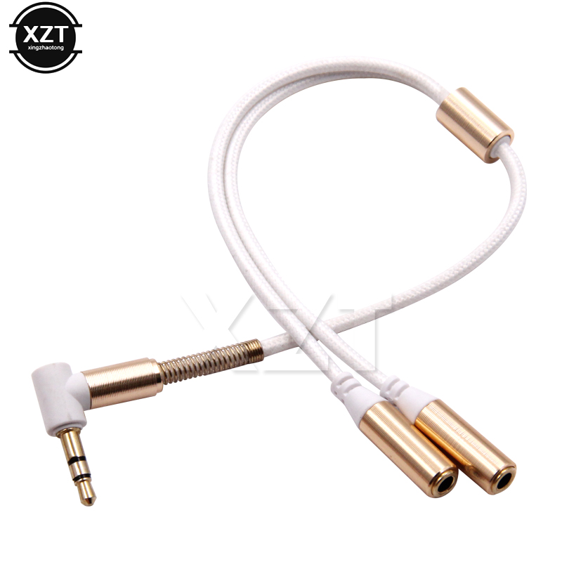 3.5mm 1 a 2 áudio aux y diviso - Earphone Splitter Jack avaliação e preço