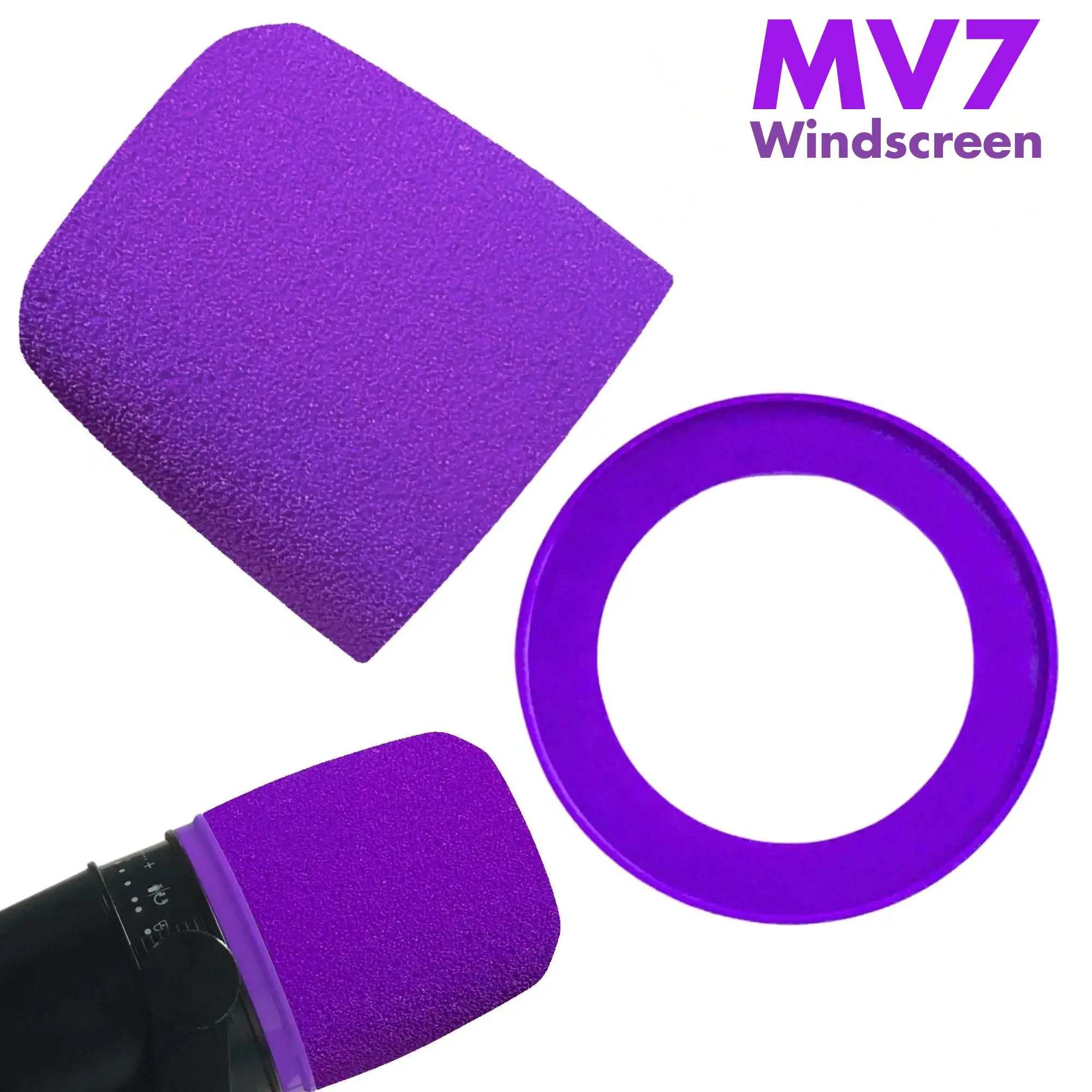 Espuma MV7 para Microfones Shu - Shure Mic Sm7B avaliação e preço