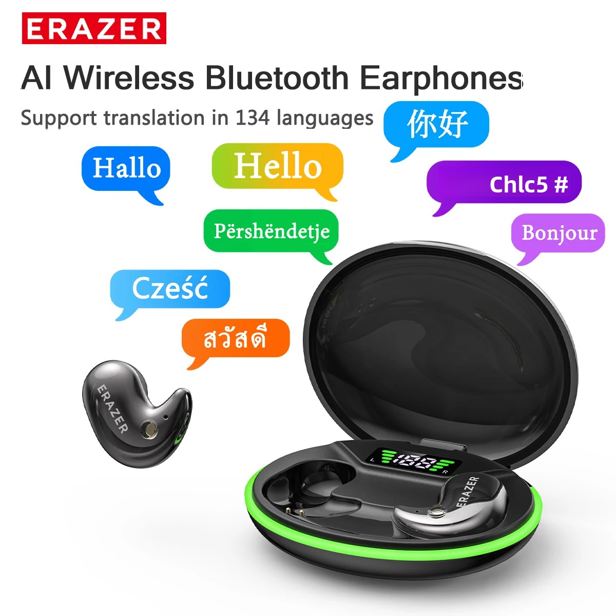 Fones de Ouvido Bluetooth Intr - Wireless Earbuds Tws avaliação e preço